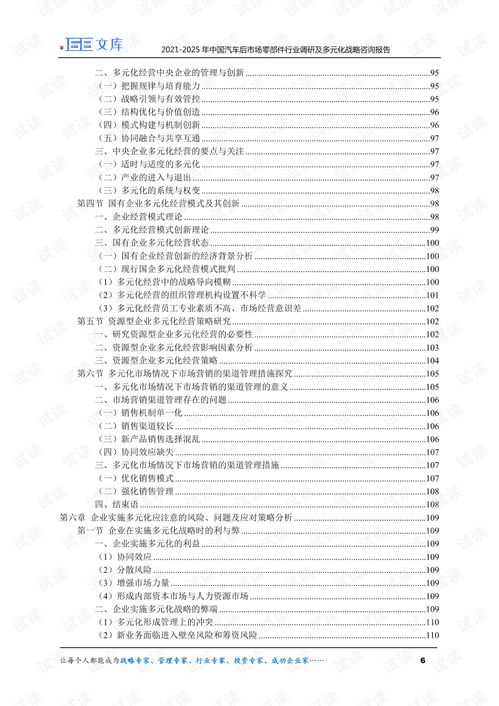 2021-2025年中國汽車后市場零部件行業調研及多元化戰略咨詢報告
