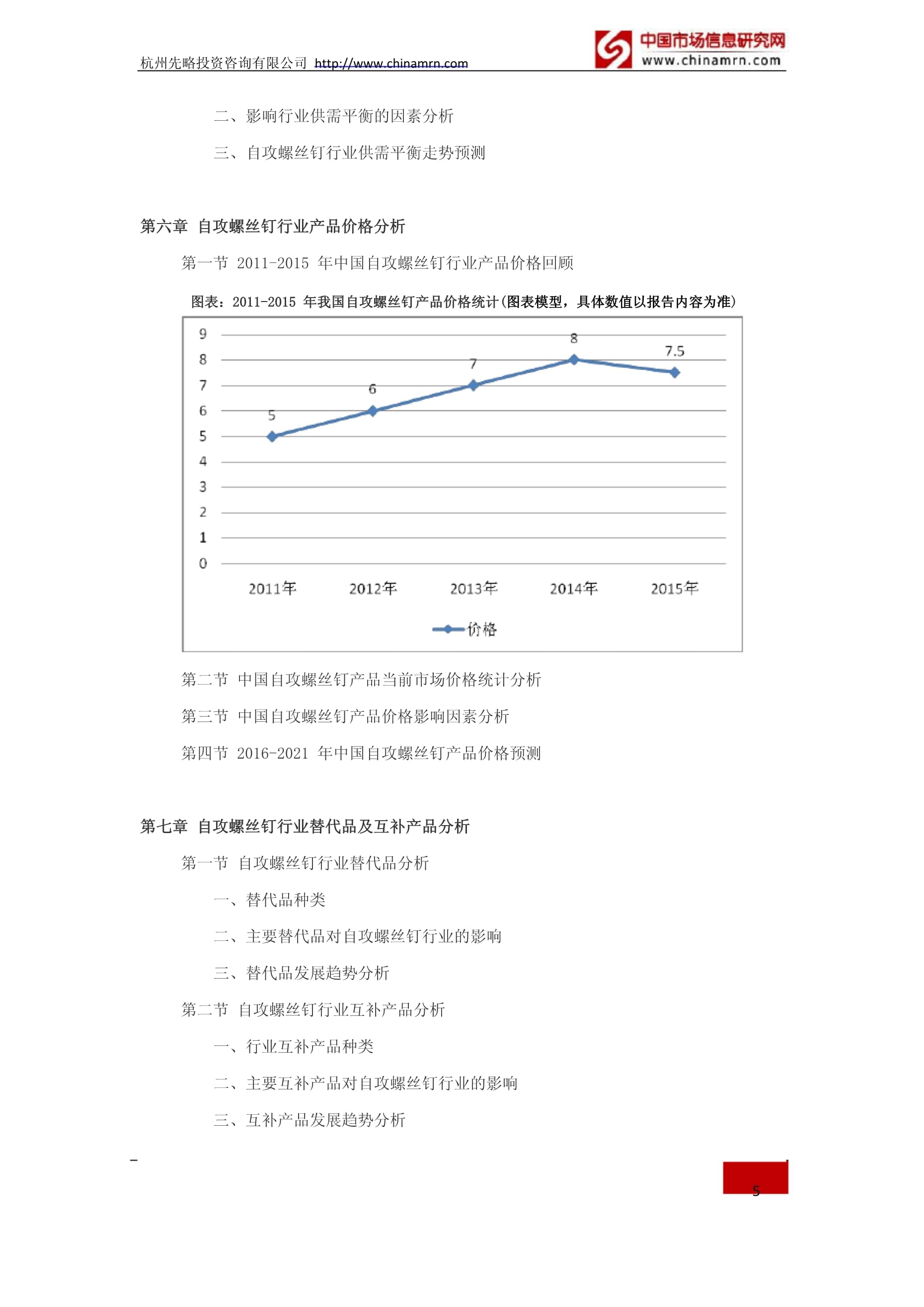 2016-2021年自攻螺絲釘行業(yè)深度調(diào)查及發(fā)展前景研究報(bào)告——專(zhuān)注于市場(chǎng)信息咨詢與調(diào)查